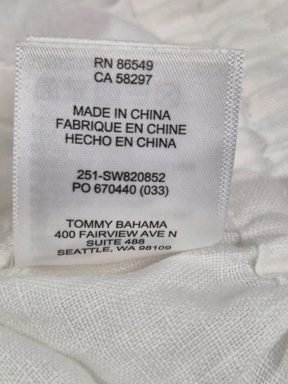 Tommy Bahama Linen Shorts Womens Size L Large Two Palms High-Rise White 65 - Picture 5 of 12